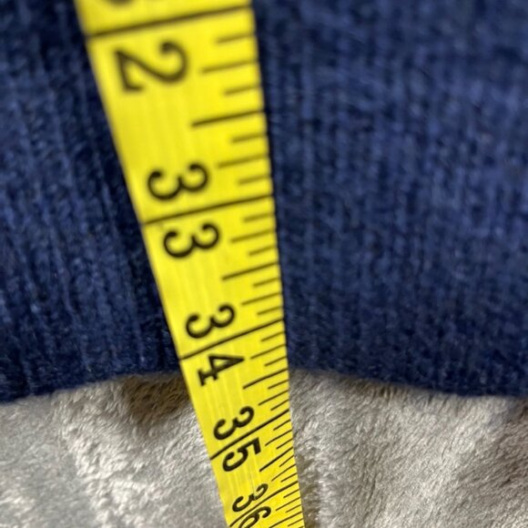 Lole Sweater Dress Womens Size Large Blue Navy Knit Oversized Strechy - Picture 7 of 7